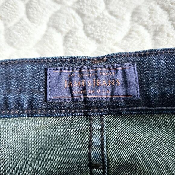 James Jeans Twiggy High Class Moto skinny jeans distressed denim 27 - Picture 8 of 10